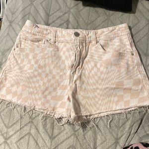 Distressed jean shorts, RSQ brand, size 28